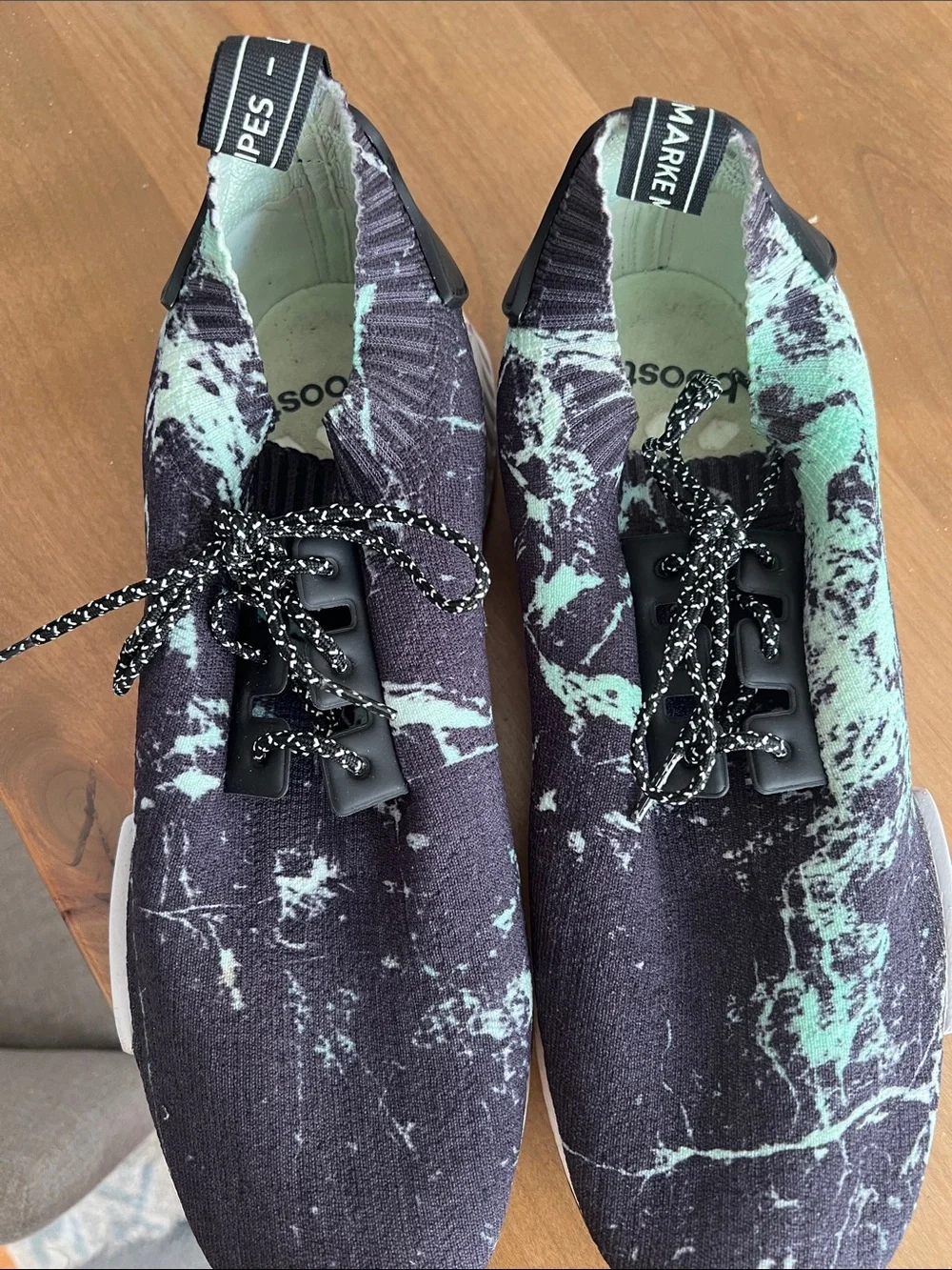 Addidas NMD_R1 Primeknit Green Marble